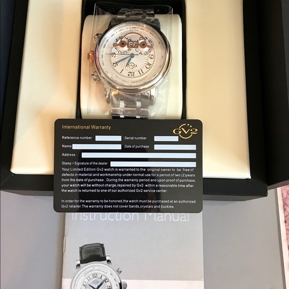 GV2 By Gevril Men's Montreux Bracelet Watch, 44mm - Picture 4 of 16